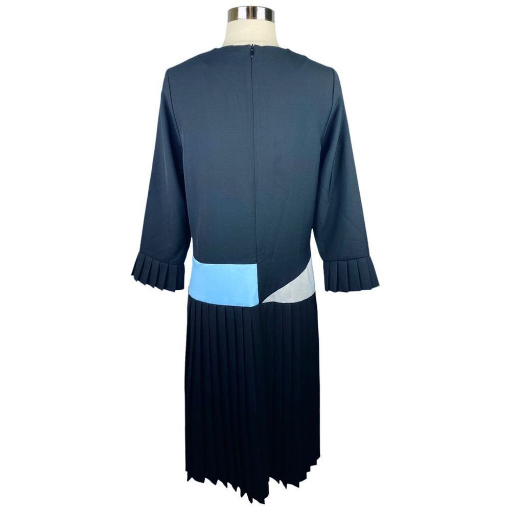 PR Petite Ruelle Pleated ColorBlock Dress- Size Medium - Picture 5 of 6